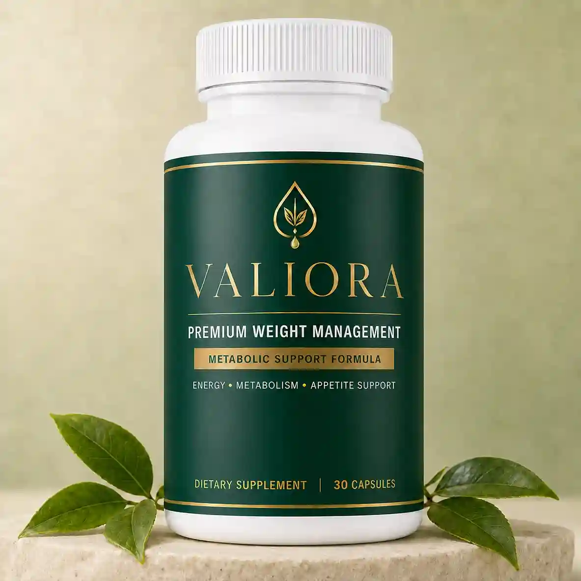 Valiora Premium Weight Management Metabolic Support Formula — 30 Capsules